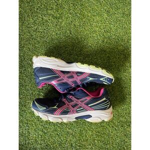 Asics Gel-Vanisher T75BQ Womens US 7.5 Running Shoes Blue Pink‎ Athletic Sneaker
